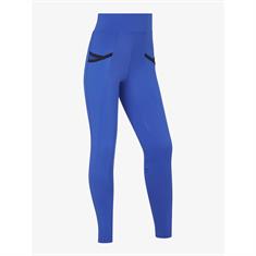 Reitleggings Young Rider Pull On Vollbesatz Silikon LeMieux Blau