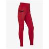 Reitleggings Young Rider Pull On Vollbesatz Silikon LeMieux Rot