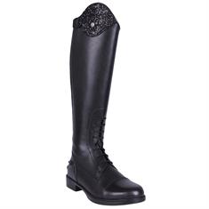 Reitstiefel Romy Junior Weit QHP Schwarz