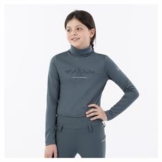 Rollkragenpullover 4-EH Desray Kids BR Mittelblau