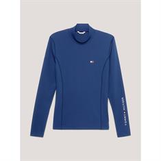 Rollkragenpullover Baselayer Tommy Hilfiger Mittelblau