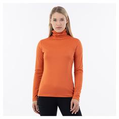 Rollkragenpullover Desi BR Mittelorange