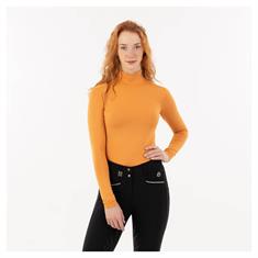 Rollkragenpullover Glitter Anky Orange