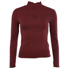 Rollkragenpullover Selection Rib Pikeur Dunkelrot