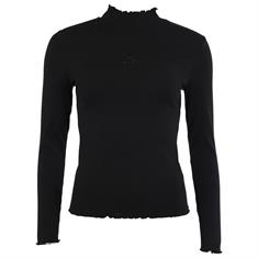 Rollkragenpullover Selection Rib Pikeur Schwarz