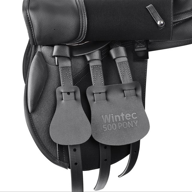 Sattel Wintec 500 Vielseitigkeit HART Pony Schwarz