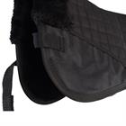 Sattelpad Faux Fur Epplejeck Schwarz-Schwarz