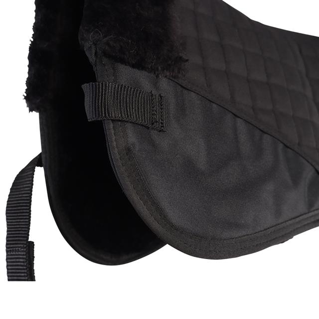 Sattelpad Faux Fur Epplejeck Schwarz-Schwarz