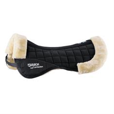 Sattelpad Faux Fur Eskadron Schwarz