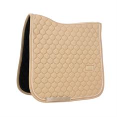 Sattelpad Onion Quilt Rubber Logo Dressur Kentucky Beige