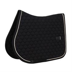 Sattelpad Onion Quilt Rubber Logo Jumping Kentucky Schwarz