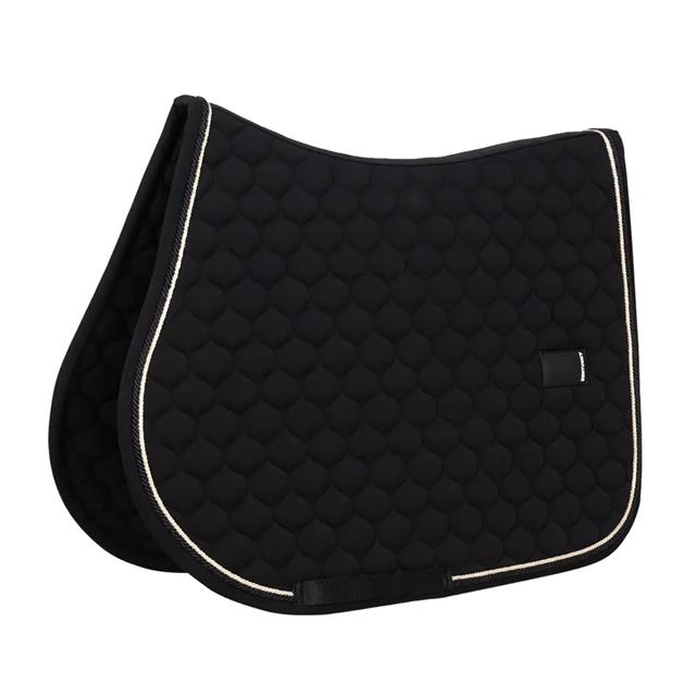 Sattelpad Onion Quilt Rubber Logo Jumping Kentucky Schwarz
