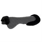 Sattelpad Piuma Eco Wool BR Grau-Schwarz