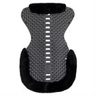 Sattelpad Piuma Eco Wool BR Grau-Schwarz