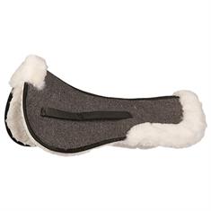 Sattelpad Riser Pad Faux Fur Harry's Horse Schwarz-Beige