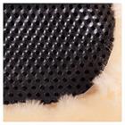 Sattelpad Soft Gel Dri-Lex Sheepskin BR Schwarz