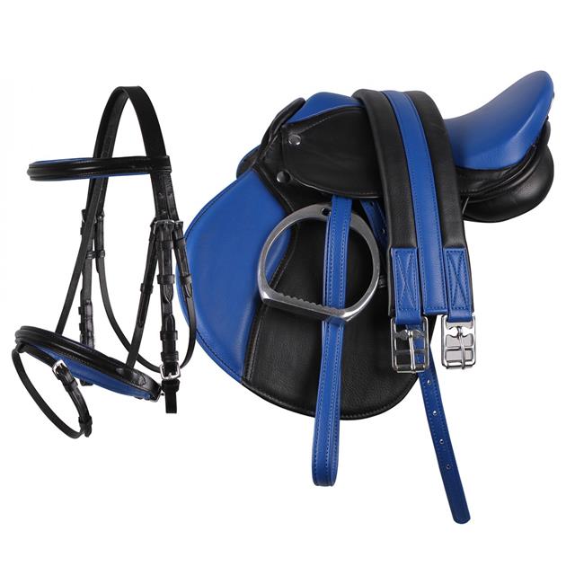 Sattelset QHP Blau