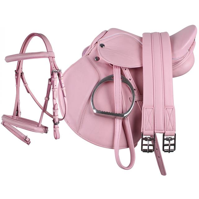 Sattelset QHP Rosa