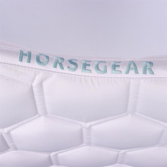 Schabracke HGBrean Dressur HORSEGEAR Weiß-Blau