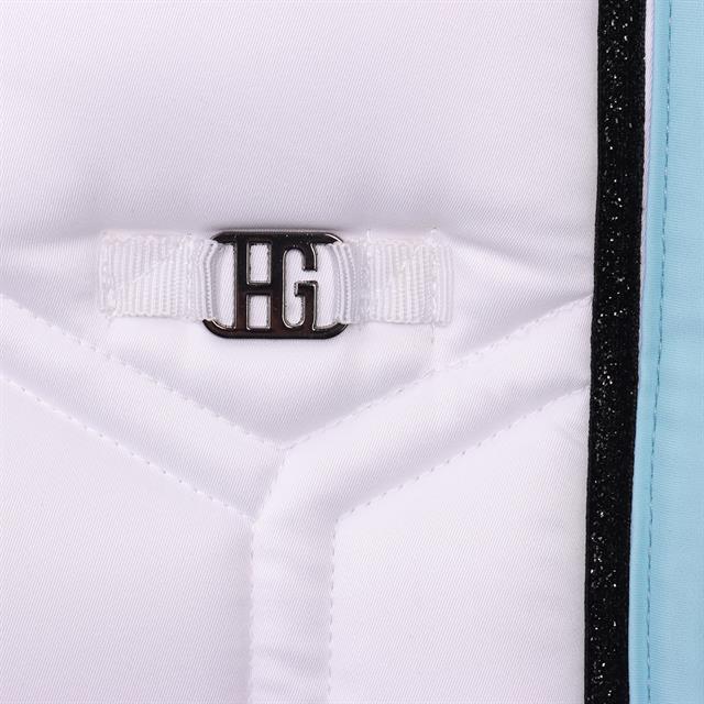 Schabracke HGBrean Dressur HORSEGEAR Weiß-Blau