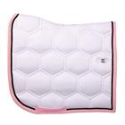 Schabracke HGBrean Dressur HORSEGEAR Weiß-Dunkelpink