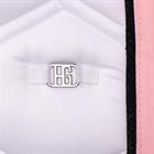 Schabracke HGBrean Dressur HORSEGEAR Weiß-Dunkelpink