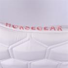 Schabracke HGBrean Dressur HORSEGEAR Weiß-Dunkelpink