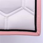 Schabracke HGBrean Dressur HORSEGEAR Weiß-Dunkelpink