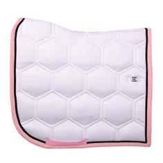 Schabracke HGBrean Dressur HORSEGEAR Weiß-Dunkelpink