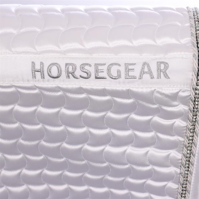 Schabracke HGCompetiton Dressur HORSEGEAR Weiß