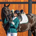 Schabracke HGKemble Dressur HORSEGEAR Weiß-Grün
