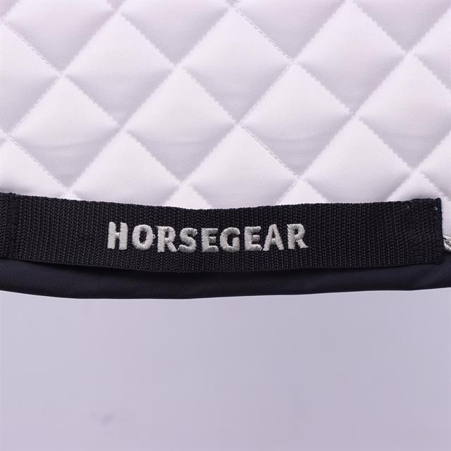 Schabracke HGRatfort Dressur HORSEGEAR Weiß-Dunkelblau
