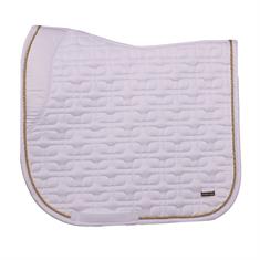 Schabracke HGSedgehill Dressur HORSEGEAR Weiß-Gold