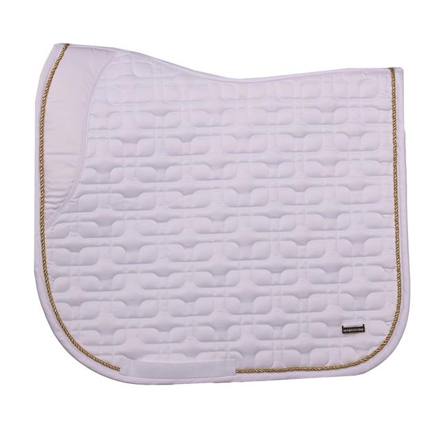 Schabracke HGSedgehill Dressur HORSEGEAR Weiß-Gold