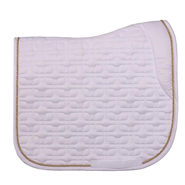 Schabracke HGSedgehill Dressur HORSEGEAR Weiß-Gold