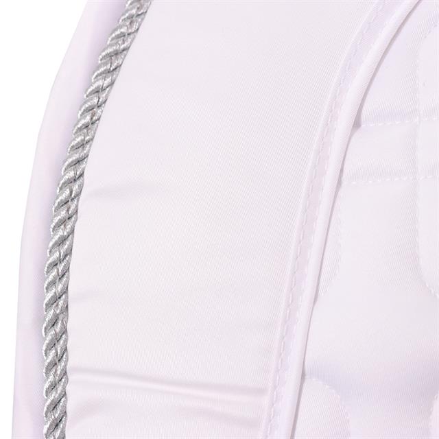 Schabracke HGSedgehill Dressur HORSEGEAR Weiß-Silber