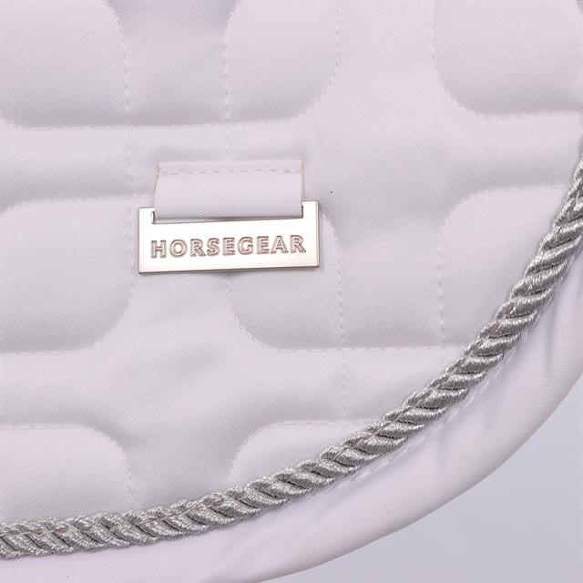 Schabracke HGSedgehill Vielseitigkeit HORSEGEAR Weiß-Silber