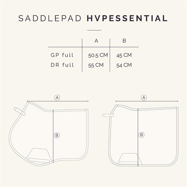 Schabracke HVPEssential Dressur HV POLO Schwarz