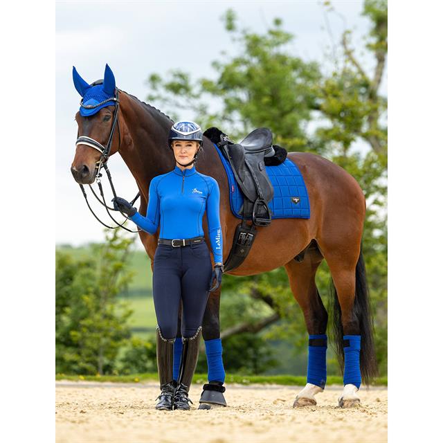 Schabracke Loire Square Dressur LeMieux Blau