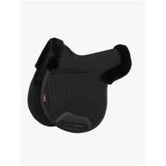 Schabracke Merino Half Lined Numnah LeMieux Schwarz-Schwarz