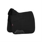 Schabracke Merino+ Half Lined Suede Dressur LeMieux Schwarz