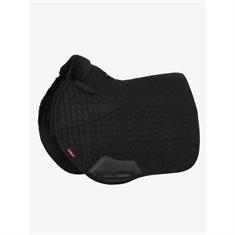 Schabracke Merino+ Half Lined Suede EuroJump LeMieux Schwarz