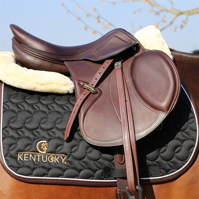 Schabracke mit Logo Kentucky Weiß
