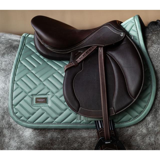 Schabracke Modern Mint Green Springen Equestrian Stockholm Hellgrün