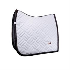 Schabracke Modern White Moonles Night Equestrian Stockholm Weiß-Braun