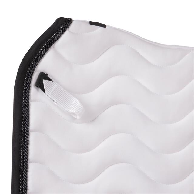 Schabracke Nummer Dressur QHP Weiß-Black
