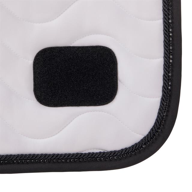 Schabracke Nummer Vielseitigkeit QHP Weiß-Black