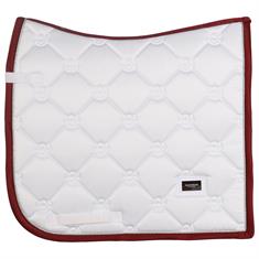 Schabracke Perfection White Bordeaux Equestrian Stockholm Weiß-Rot