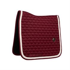 Schabracke Plaited Cord Dressur Kentucky Dunkelrot
