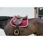 Schabracke Plaited Cord Jumping Kentucky Dunkelrot